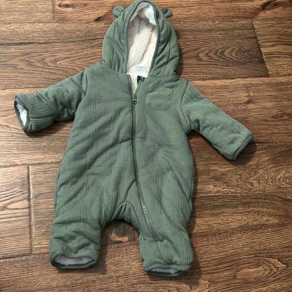 Green Wonder Nation 0-3 months baby bunting
